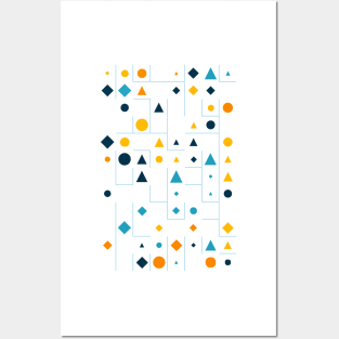 Amazing Geometric Animated Pattern #14 Posters and Art